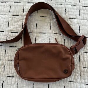 lululemon athletica Brown Belt Bag with Adjustable Strap